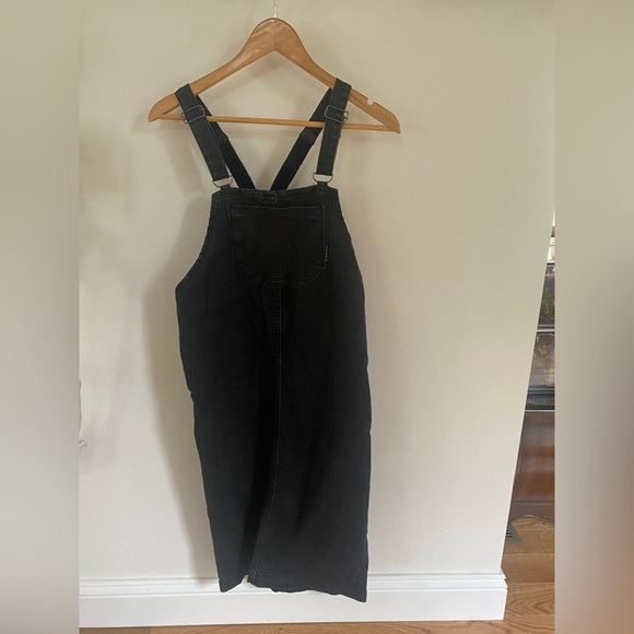 ASOS Supermom Maternity Jumper Denim Midi Dress like new worn a few times - Picture 2 of 6